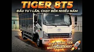 TẢI CAO THÙNG GỌN/ FAW TIGER 8t5 THÙNG HÀNG DÀI 6M2 /ĐỘNG CƠ WEICHAI 3.7L MẠNH MẼ,SIÊU TIẾT KIỆM NL.
