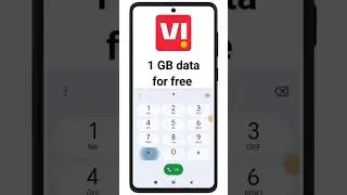 Vi Free 1GB Data New Code🔥 2025 ! Vi Free Data 2025 !! Vi Free Recharge #shorts😱