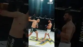 Referee POV🎥 Erko Jun KOs Marko Drmonjic👊🔥 #bravecf #bravetv #shorts #mma