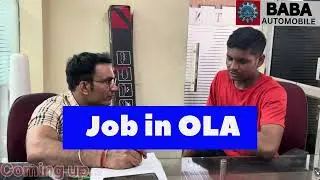 Bike Mechanic job in OLA Electric Vehicle Company // Jon Placement // 2 wheeler job // 8 July 2024
