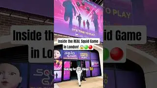 Played Squid Game in real life at Excel London! 🦑🎮 Family-friendly & fully immersive! #Shorts
