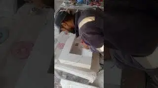 شاهد معلم زليجي صنع حوض الغسيل اليدين من البرسولين بطريقة مميزة والنهاية مدهلة 