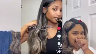 TRYING TIKTOK VIRAL HAIR EXTENSIONS