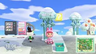 ACNH I&rsquo;m wearing a pink bunny outfit 