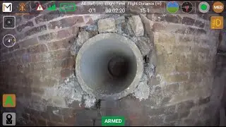 Inspection t&eacute;l&eacute;visuelle d'ouvrage d'art en drone indoor Stereo 2
