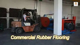 1mx10m Commercial Gym Floor Rolls , Soundproof Commercial Gym Carpet