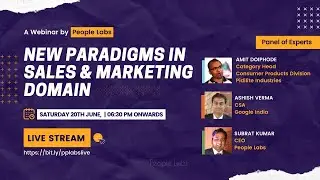 Webinar #10 : New Paradigms in Sales & Marketing Domain