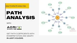 Path Analysis (of unreplicated data) in Agriculture Using Agri Analyze | Step-by-Step Tutorial