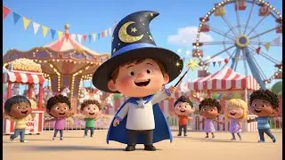 Chintu Jadugar Aaya 🎩✨ | Magic Cartoon Song | Hindi Kids Rhyme