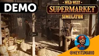 Wild West Supermarket Simulator DEMO Gameplay | Run Your Own General Store in the Wild West!