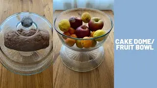 Cake Dome Doubles as a Fruit Bowl