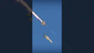 2 R77 Missile track F15J Japanese Jet_Su27SM launch missile#airforce #aviation #military #usa #army