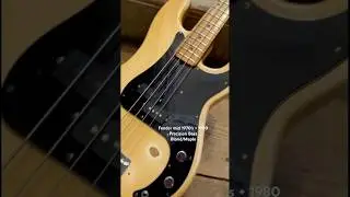 #Fender mid 1970&rsquo;s + 1980 #PrecisionBass Blond/Maple