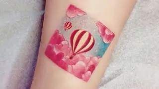 воздушный шар татуировки промежуток времени
