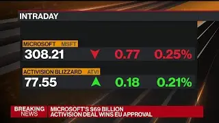 EU Approves Microsoft's $69 Deal With Activision