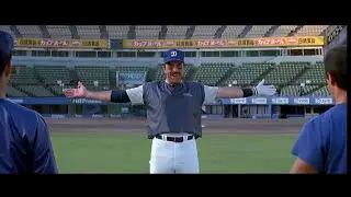 Mr. Baseball 1992 | The Dragons doing Jack Elliot's exercises |