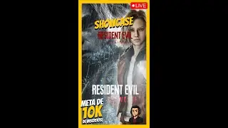 RESIDENT EVIL 2 REMAKE AO VIVO (PT-BR) — Gameplay + reagindo ao Resident Evil Showcase 👀🔥 #shorts