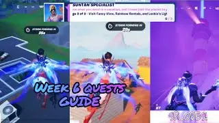 Visit Fancy view,Rainbow rentals Lockie's lighthouse-week 6 epic quests -FORTNITE Splodes Yt