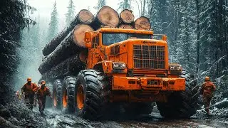 Giant Tree Logging: The Most Massive Timber Harvest Ever! 😱😱