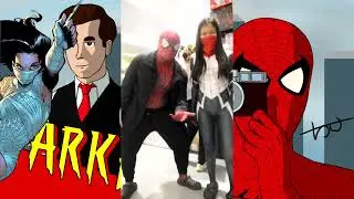Silk & Spider Man from Marvel Comics.