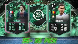 JUICER PICK! OPENING 95+ X5 SHAPESHIFTER PLAYER PICK! FIFA 22