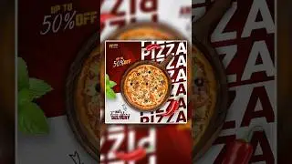 Pizza Poster Design in Photoshop CC | Graphic Design