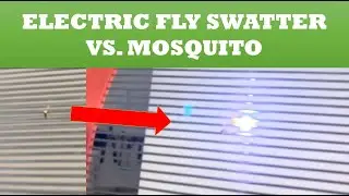 Electric Fly Swatter vs  Mosquito - Executioner Pro