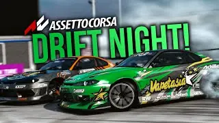 🔴LIVE: Luźny, wieczorny drift session z EKIPĄ | Assetto Corsa 🏎️💨