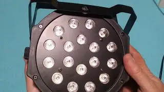 Slim Led PAR 64 RGB 18W