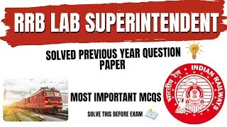 Crack the RRB Lab Superintendent Exam: Complete Solutions & Strategies