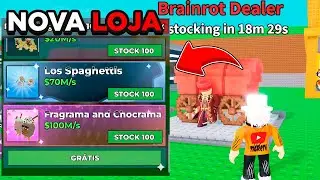 COMO FUNCIONA O NOVO BRAINROT DEALER E PEGAR TODOS OS NOVOS BRAINROTS DO ROUBE UM BRAINROT!!