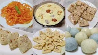 6 Easy Diwali Sweets Recipes | Quick & Easy Diwali Sweets Recipes | Diwali Special Sweets Recipes