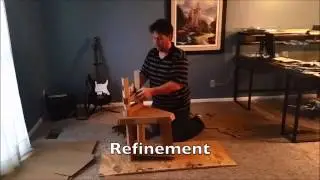 The Lightest Cardboard chair design challenge Number Two - Group Seven