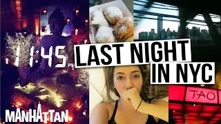 Our last night in NYC + I TALK IN MY SLEEP (with footage!!)