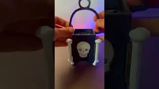 💀 3D Printed Skull Lantern &mdash; ASMR Build - Halloween LED Glow | Cool 3D Prints #halloween2025 #DIY