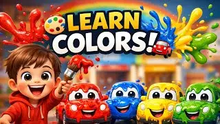 Learn Colors with Cars 🎨🚗 | Fun Kids Color Song | TINY CUB TV l Nursery Rhymes 