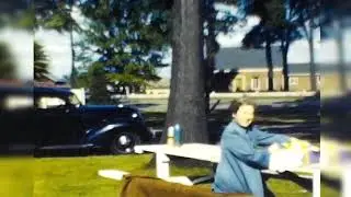 1940's Picnic at the Park - Vintage Video Footage