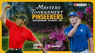 PGA DFS Golf Picks | THE MASTERS | 4/9 - PGA PinSeekers