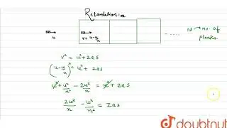 A bullet losses 1/n of its velocity in passing through a plank. What is the least number of