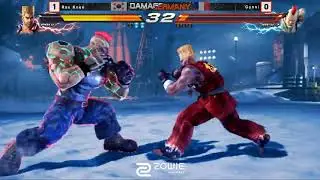 Knee VS Gunni   Losers Finals   DamagermanY 2018   Tekken 7 Tourney in Germany