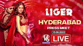Liger Movie Team Press Meet LIVE | Hyderabad | Vijay Devarakonda | Ananya Pandey | V6 Entertainment