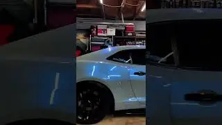 Azure Maya Blue wrap Camaro SS 🔥 #camaro #trending #camaross #carphotography #carlifestyle #chevy