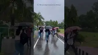 HNBGU in monsoon season #hnbgu #like #monsoon #university #life