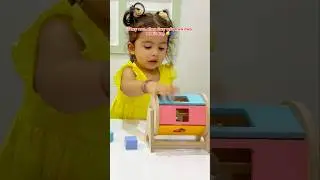 Spinning drum #woodentoys #kidsactivities #drum #playtimefun #spinningdrum #forkids #shapes #shorts