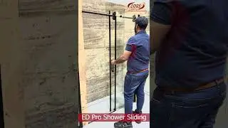 ED PRO  SHOWER SLIDING || Core Architectural Hardware || #interiordesign #shortvideo #shower