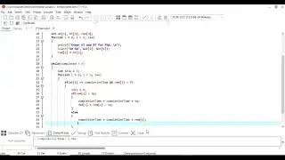 CPU Scheduling Algorithm | Code Implementation Round Robin &ndash; Non Preemptive in C