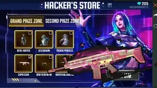 I got Cupid Scar Permanent In Hacker Store Event FREE FIRE | Hacker Store In Free Fire