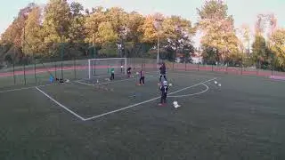 Goalkeeper training u10-12 Poland Susz Pro Keeper KJ #goalkeeper #keepergloves #coach #football