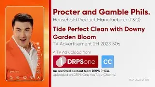 Tide Perfect Clean with Downy Garden Bloom TV Ad 2H 2023 30s with Luis Manzano (Philippines) [CC]