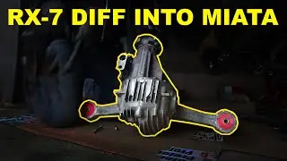 RX7 DIFF COVERS UPGRADES INTO MIATA - Midnite Runner Miata - Part 026 -  #differential #fc3s #mx-5